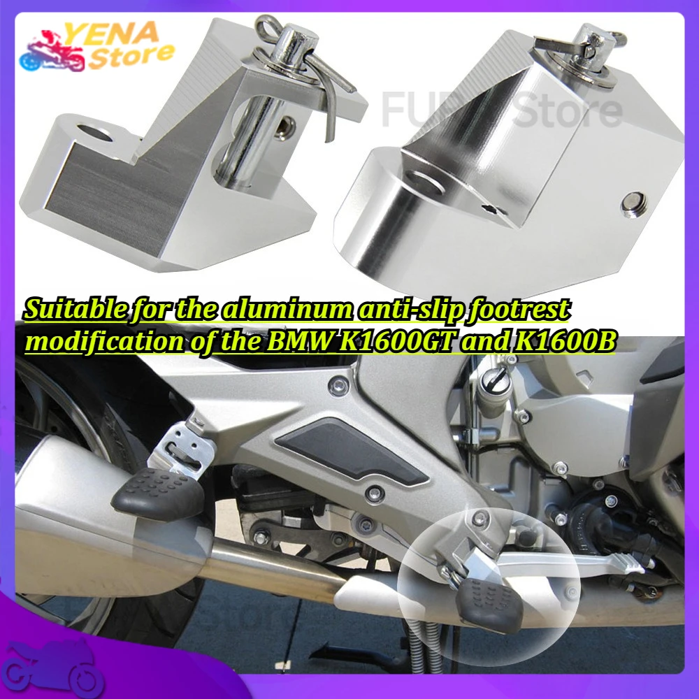 

motorcycle footrest is suitable for the aluminum anti-slip footrest modification of the BMW K1600GT and K1600B