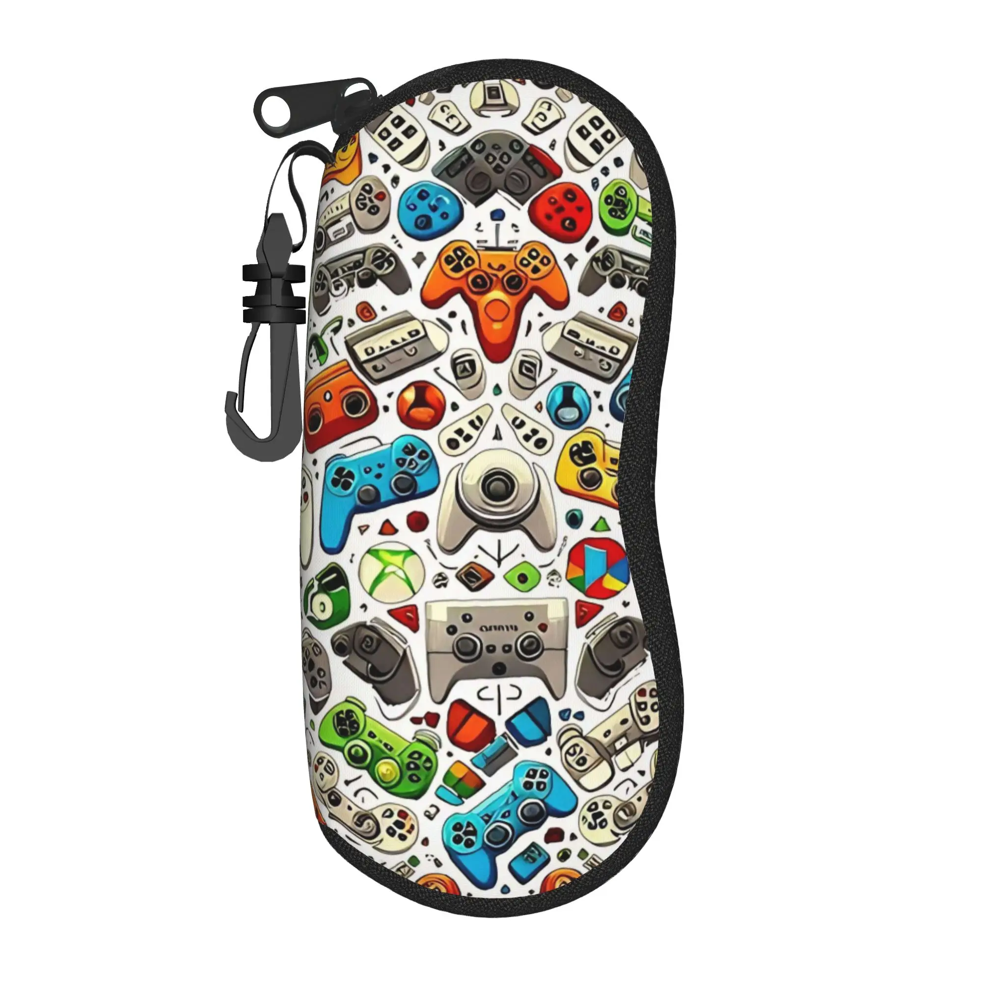 Game Controllers Glasses Case Cover  Key Chain Sunglasses Case Men Women Daily Glasses Box Trend Eyewear Organizer