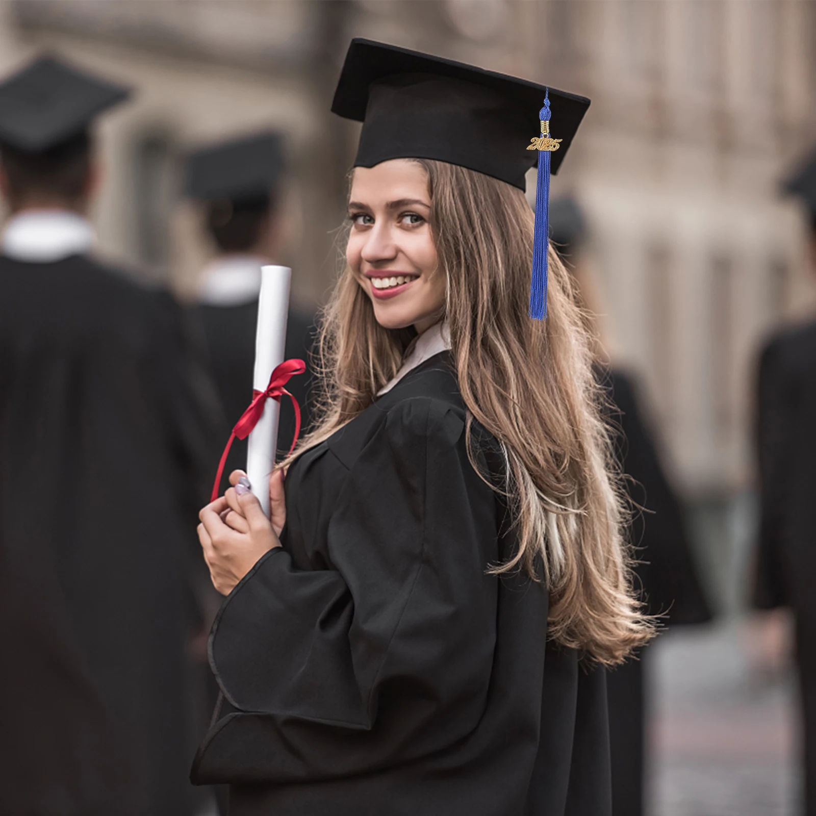 

Graduation Cap Accessories 2025 Tassel Decorations Polyester DIY Charm Keepsakes ceremonies parties graduation gown cap