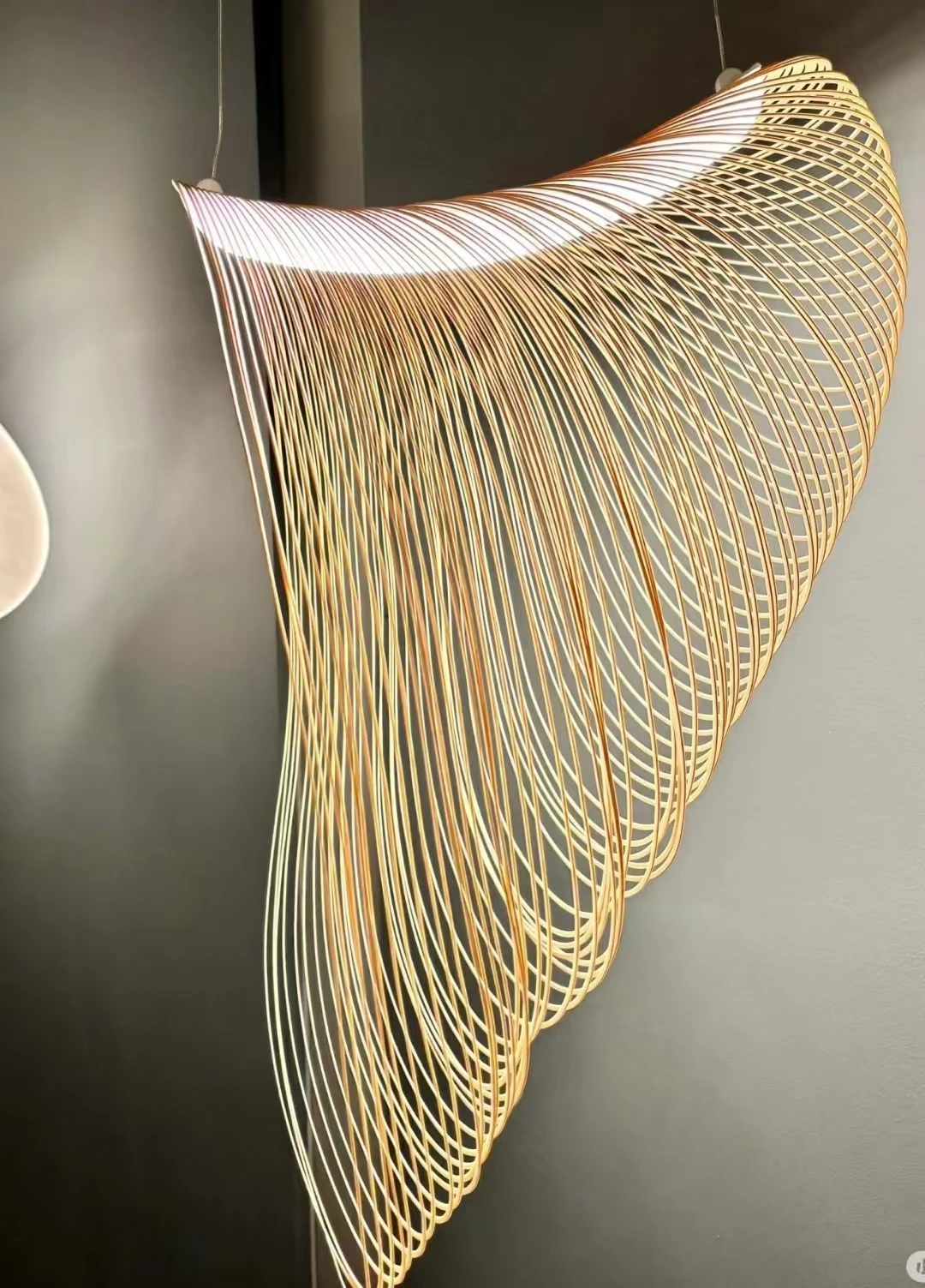 レストランワサビシャンデリアログイタリア人デザイナーの創造的な個性鳥の巣芸術的な装飾ランプ