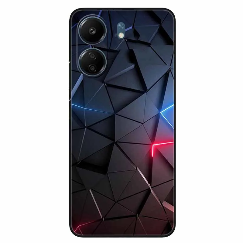 Para redmi 13c 4g caso adorável mármore tpu macio silicone capas de telefone para xiaomi redmi 13c proteger conchas pára-choques em redmi13c 13 c