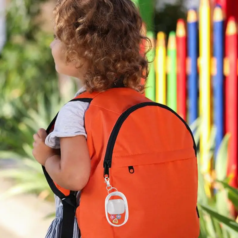 Monedero transparente de PVC para Navidad y día de los niños, billetera transparente, llavero, bolso para auriculares, monedero pequeño, grueso