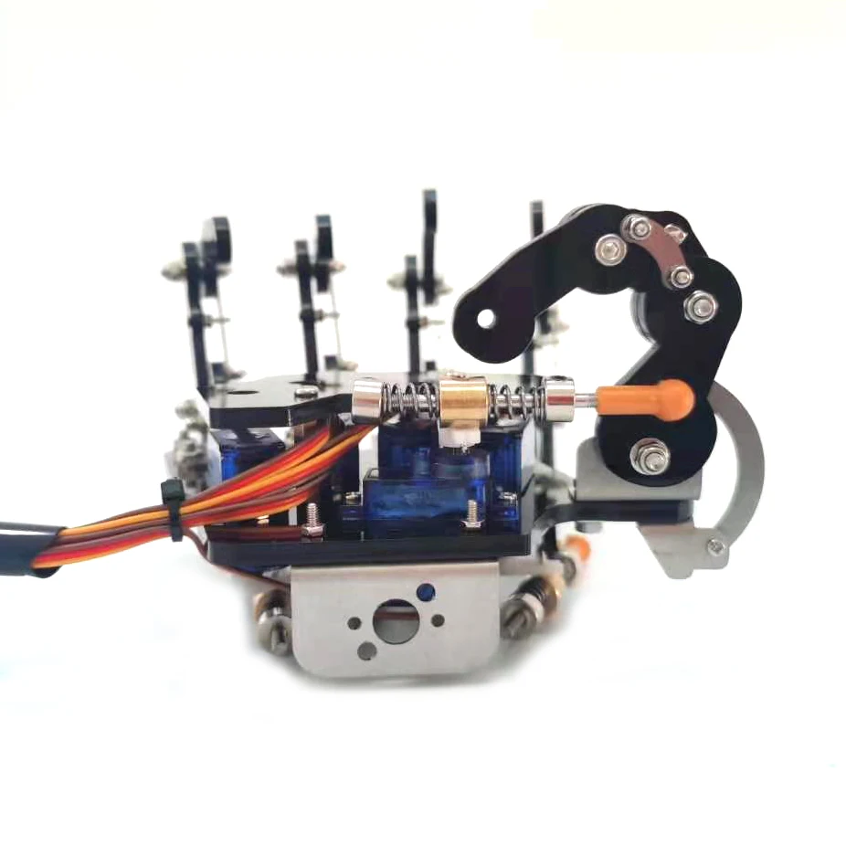 5 dof Roboter Fünf-Finger-Robotik-Kit pädagogische Metall mechanische Pfote für Arduino Arm links und rechts DIY Programmier roboter – Detail 3