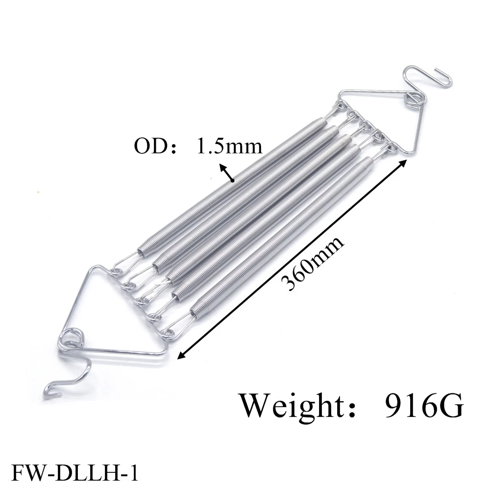 Safety Baby Cradle Spring Hammock Steel Hook Extension Spring