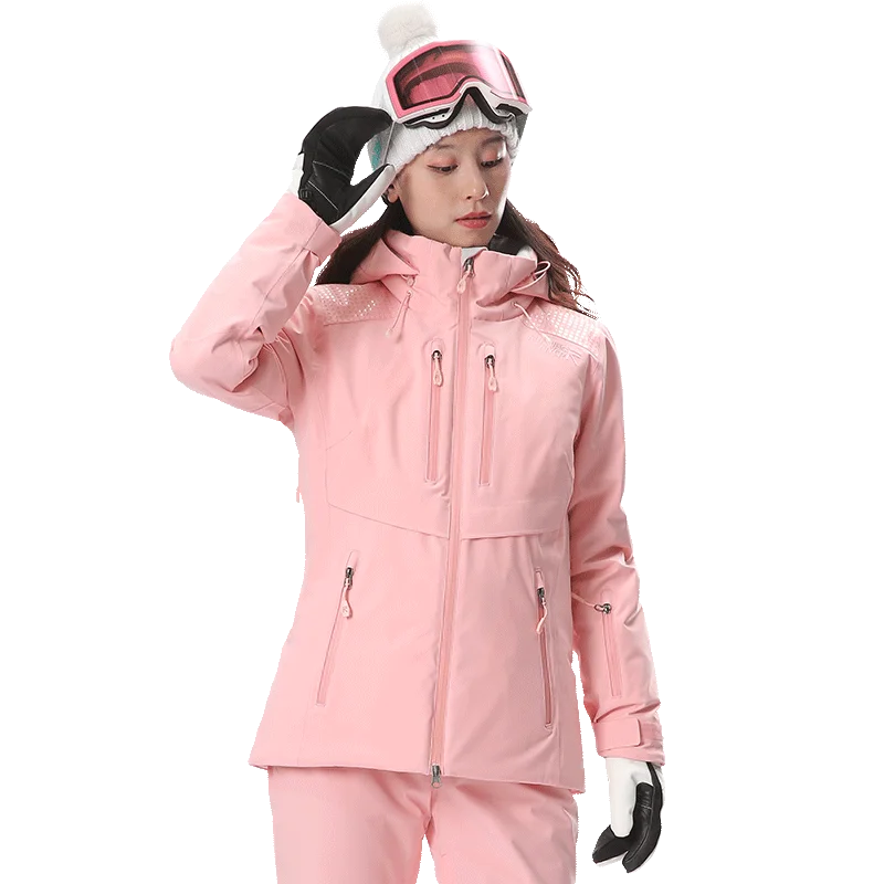 RUNNING RIVER Brand Hooded Women Ski Jacket High Quality Professional Sports Clothing Woman Outdoor Sports Jackets2050