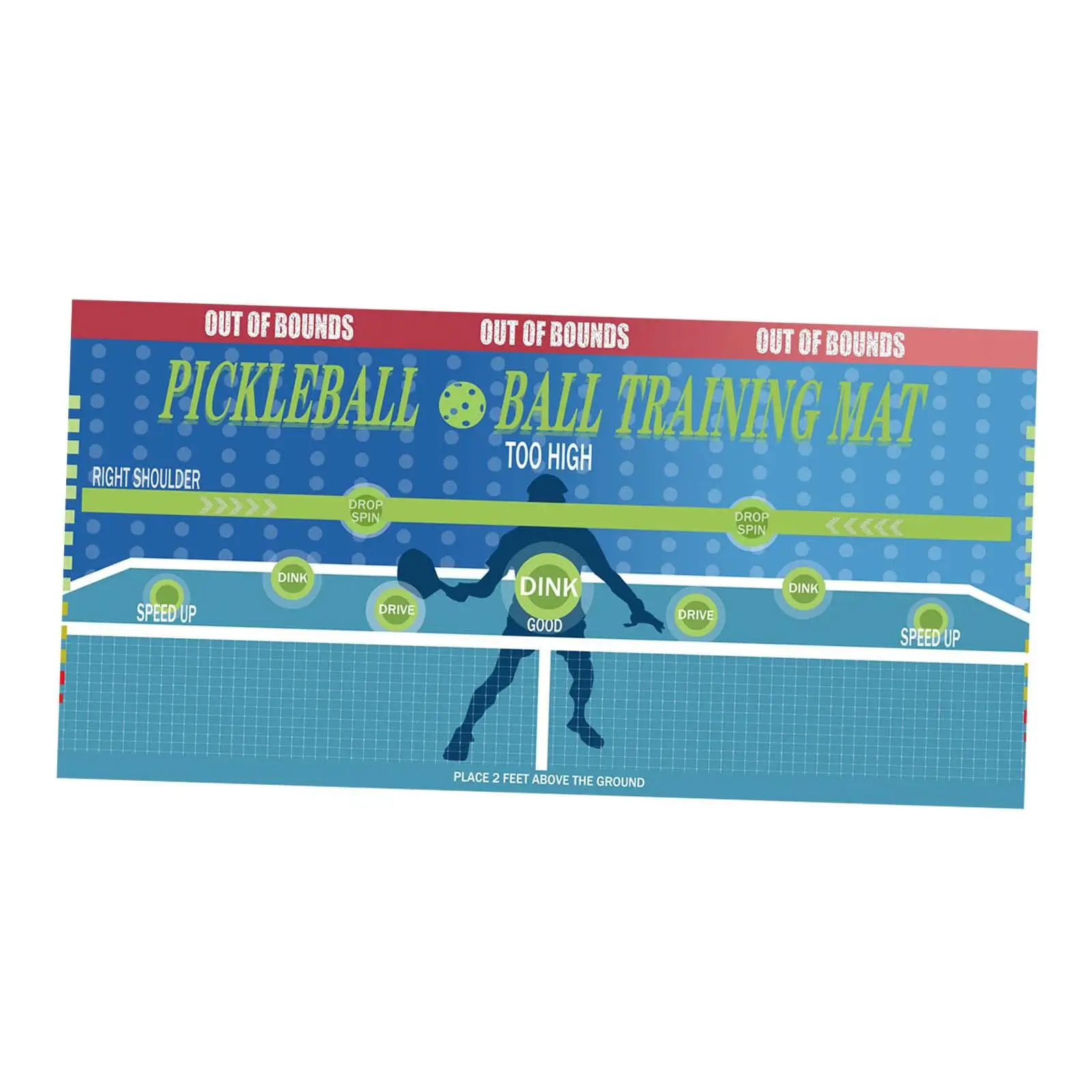 

Подушечка для тренировок Pickleball для начинающих, Подушечка для тренировок для использования в помещении и на улице