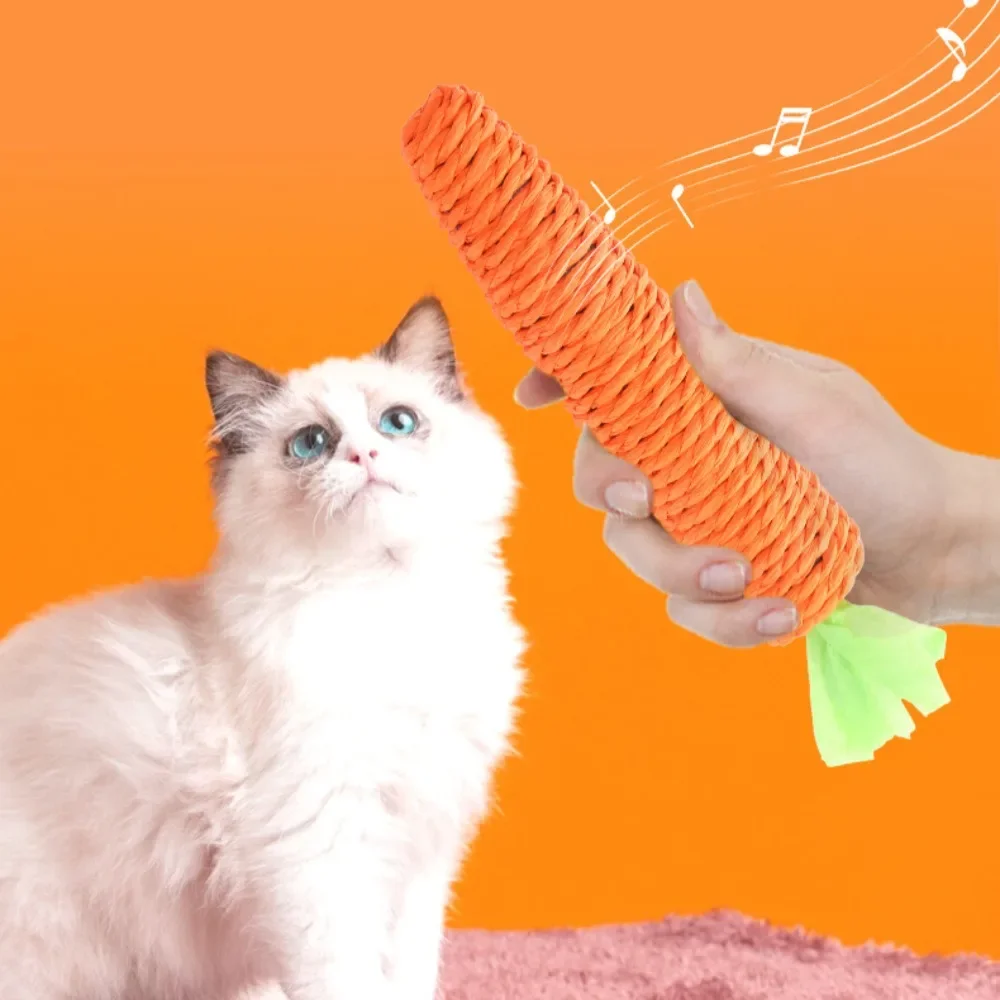 Cat Toy Carrot Soun…