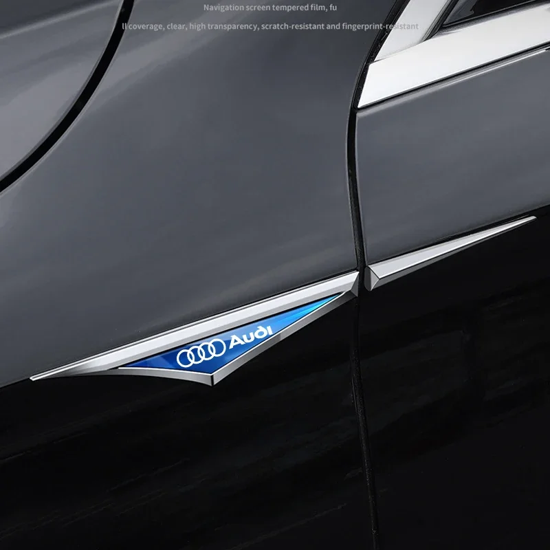 Боковая наклейка на крыло автомобиля, наклейка на крыло для Audi A3 A4 A5 A6 A7 A8 S3 S4 S5 S7 S8 RS3 RS4 RS7 R8 B9 C7, аксессуары для украшения бампера Боковая наклейка на крыло автомобиля, наклейка на крыло для Audi A3 A4 A5 A6 A7 A8 S3 S4 S5 S7 S8 RS3 RS4 RS7 R8 B9 C7, аксессуары для украшения бампера