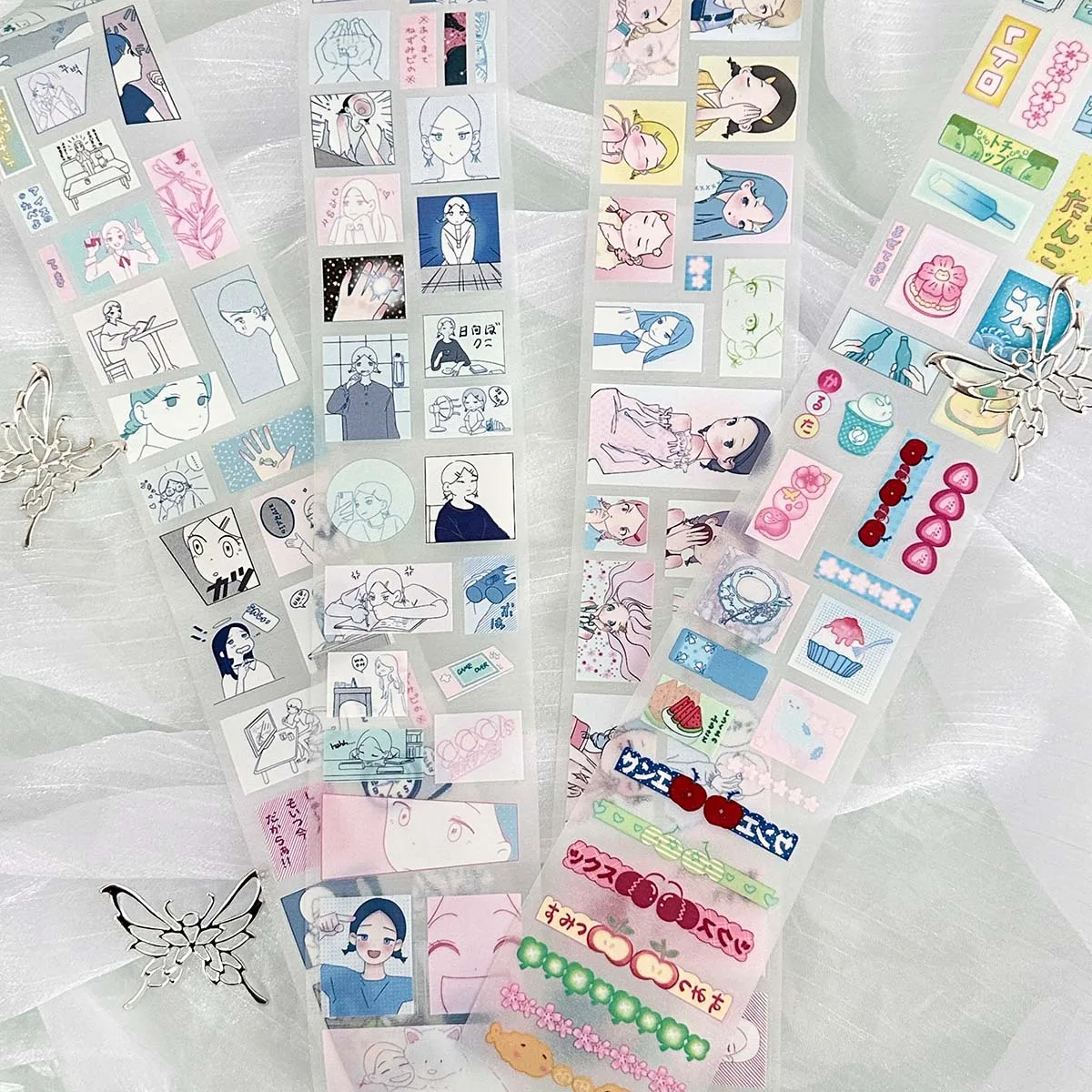 

Decal Scrapbooking Adhesive Tape Washi Tape Cute Character Deco Sticker Korean Decorative Masking Tape