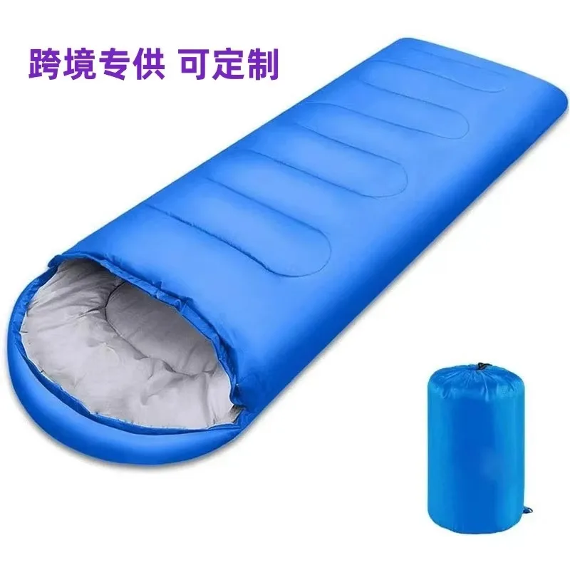 XMSJ 15 Degree Camping Sleeping Bag With Pillow Portable 1350g Tent Sleeping Equipment Big Size Envelope Style For Camping Hikin