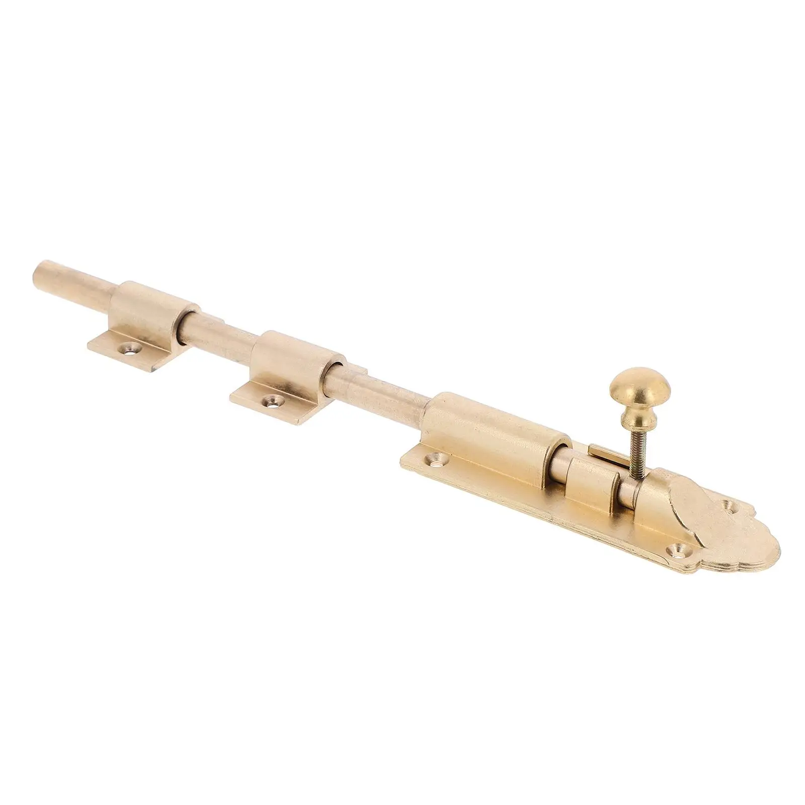 

Brass Latch Security Slide Bolt Locks Thickened Design Wooden Doors Windows Drop Bolt Hardware