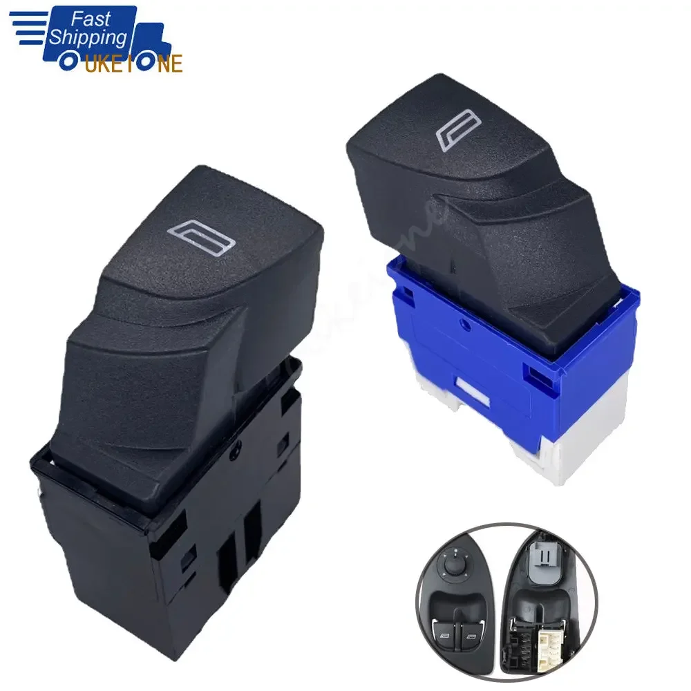 Electric Power Window Switch Button 735315619 for Peugeot Boxer Fiat Ducato Citroen Jumper 2002-2006 Car Accessories 735315616