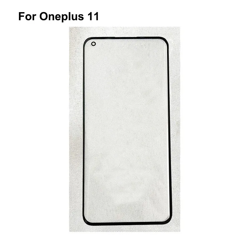 

Для Oneplus 11 переднее ЖК-стекло объектив сенсорный экран для One plus 11 экран панель внешнее стекло экрана без гибкости