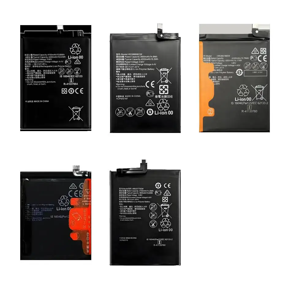 

Battery 3800-4200Mah HB596074EEW HB396689ECW / HB406689ECW HB486586ECW For Huawei Mate Y7 30 P40 Pro+ Pro Lite 4G Plus 2017 2018