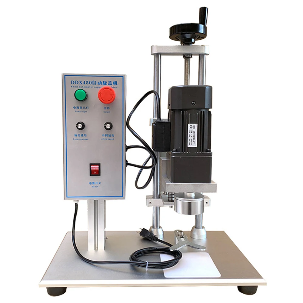 

Anti-Leak Screw Cap Machine DK-50 | Adjustable Torque Control | Customizable Capping Head