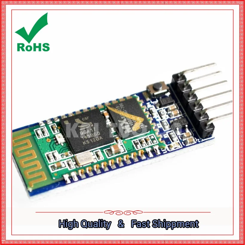 Anti-reverse, Bluetooth-compatible Serial Port Transparent module, Wireless Serial Port HC-05 master-slave Expansion Board