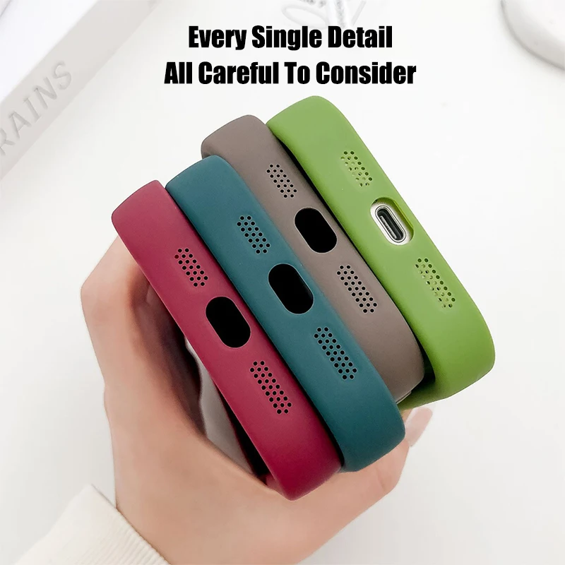 Phone Case For iPhone 16 15 14 11 12 13 Pro Max Mini 7 8 Plus XR XS Max X SE 2022 16Pro Soft TPU Thickened Protective Back Cover image 3