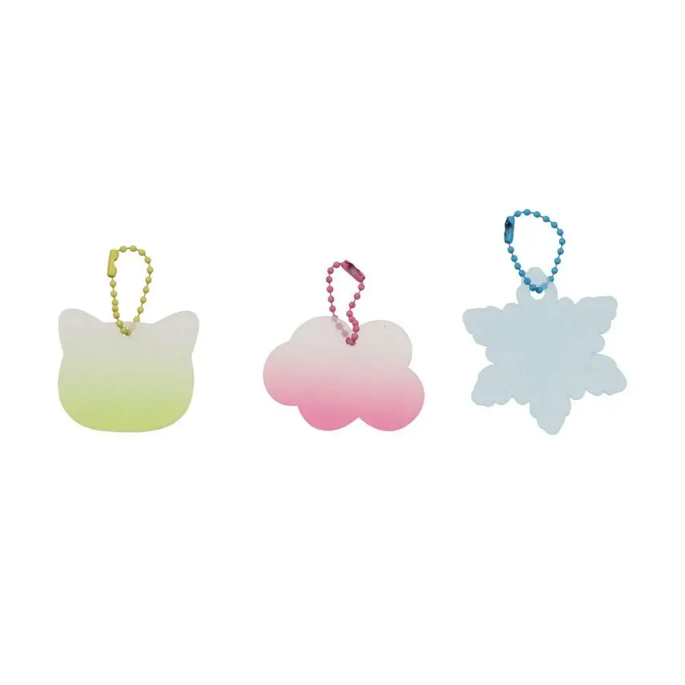 Ins 10pcs Transparent Student Guka Acrylic Stationery Photo Display Cards Photocard Keychain DIY Pendants