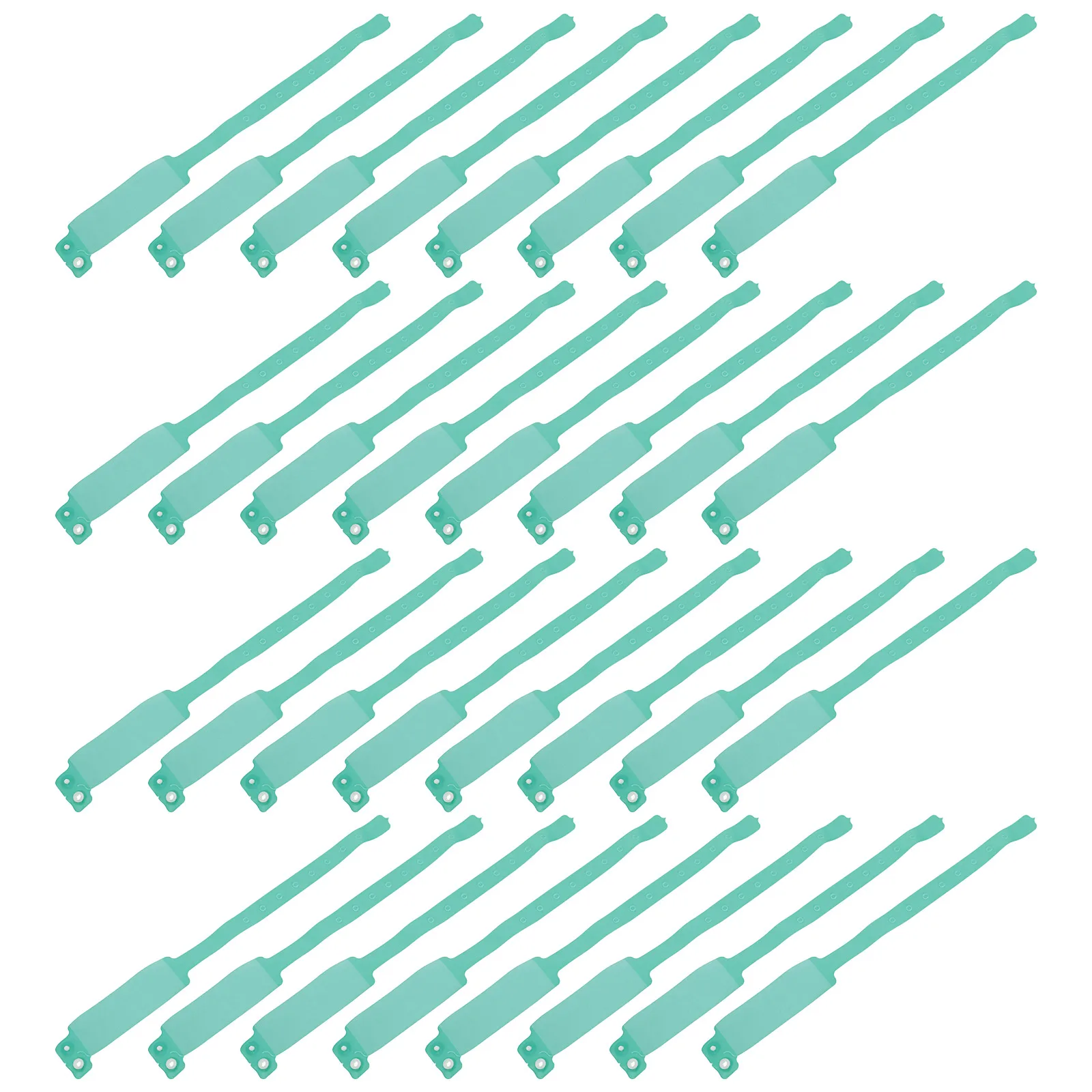 

100pcs Disposable Pvc Wristbands Waterproof Comfortable Medical Identification Wristbands For Hospitals Patient Id Tracking