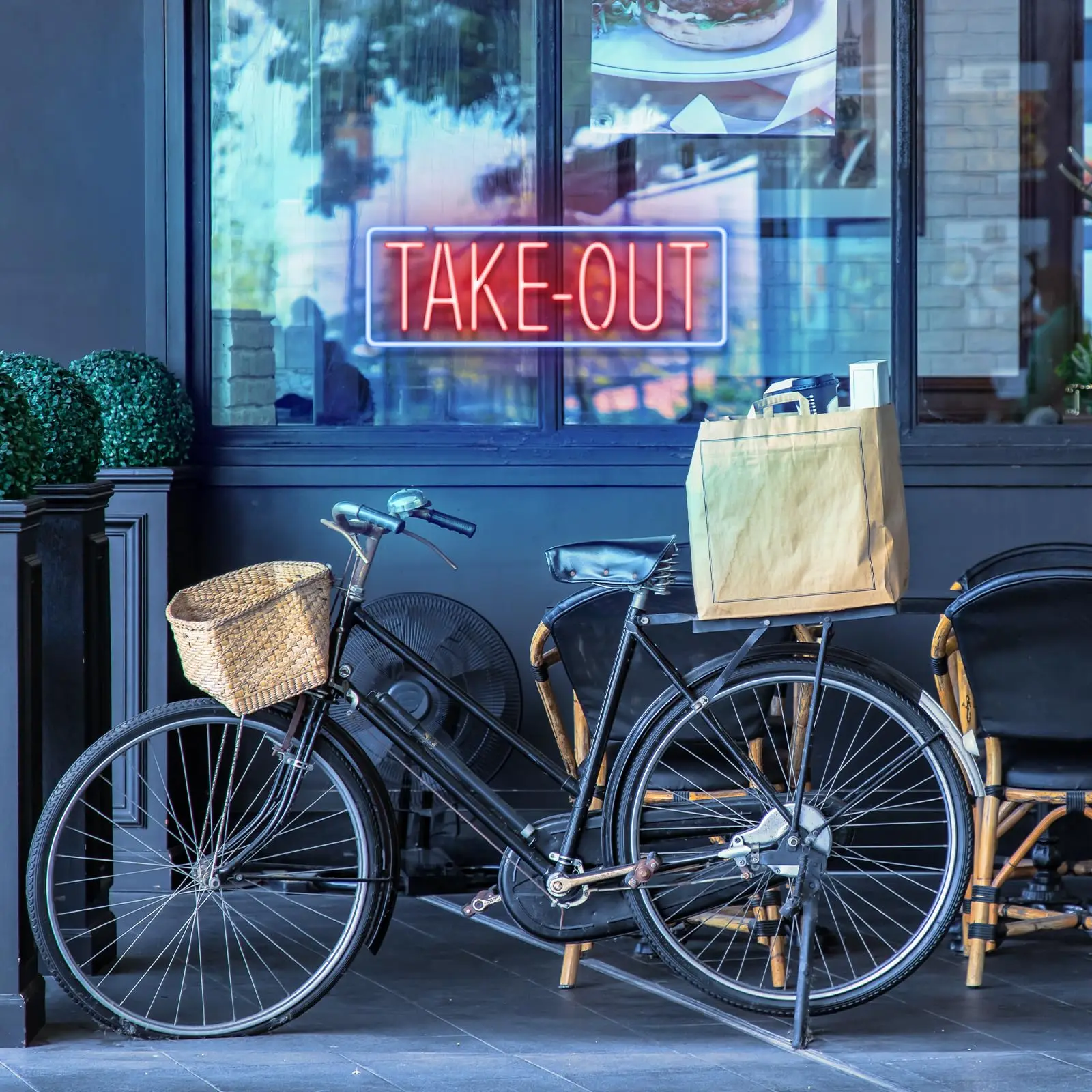 لافتة نيون Led - لافتة نيون Led لمتجر الأعمال للمطاعم والحانات والمقاهي تعمل بمنفذ USB، لافتة أعمال Led