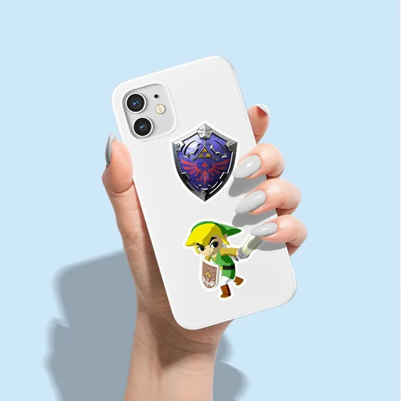 50pcs The Legend of Zelda Graffiti Sticker Water Cup Luggage Laptop Mobile Phone Skateboard Stationery Decorative Sticker