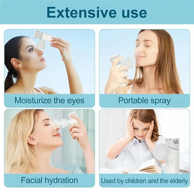A84G-Nano Mist,Eye Moisturizing Device, Humidification Dry Eye Steam Therapy, Cold Mist,Eye And Face Humidifier, Easy To Carry