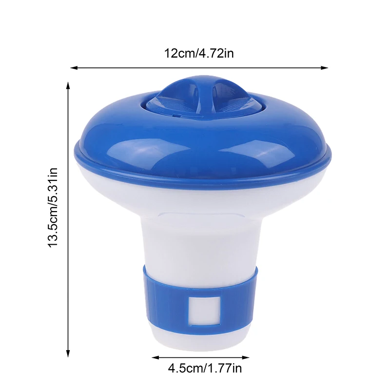 حمام سباحة عائم قرص الكلور الطبي ، أداة تنظيف العوام في الحوض الساخن ، موزع سيارات ، أدوات تنظيف حمام سباحة خارجية متينة #6