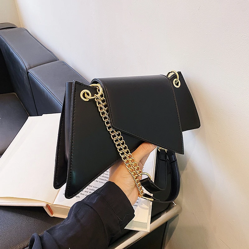 High quality Ladies Shoulder Bag Sense of luxury Chain Handbags Premium Leather Retro Women Bags Designer Lady Armpit Bag Clutch