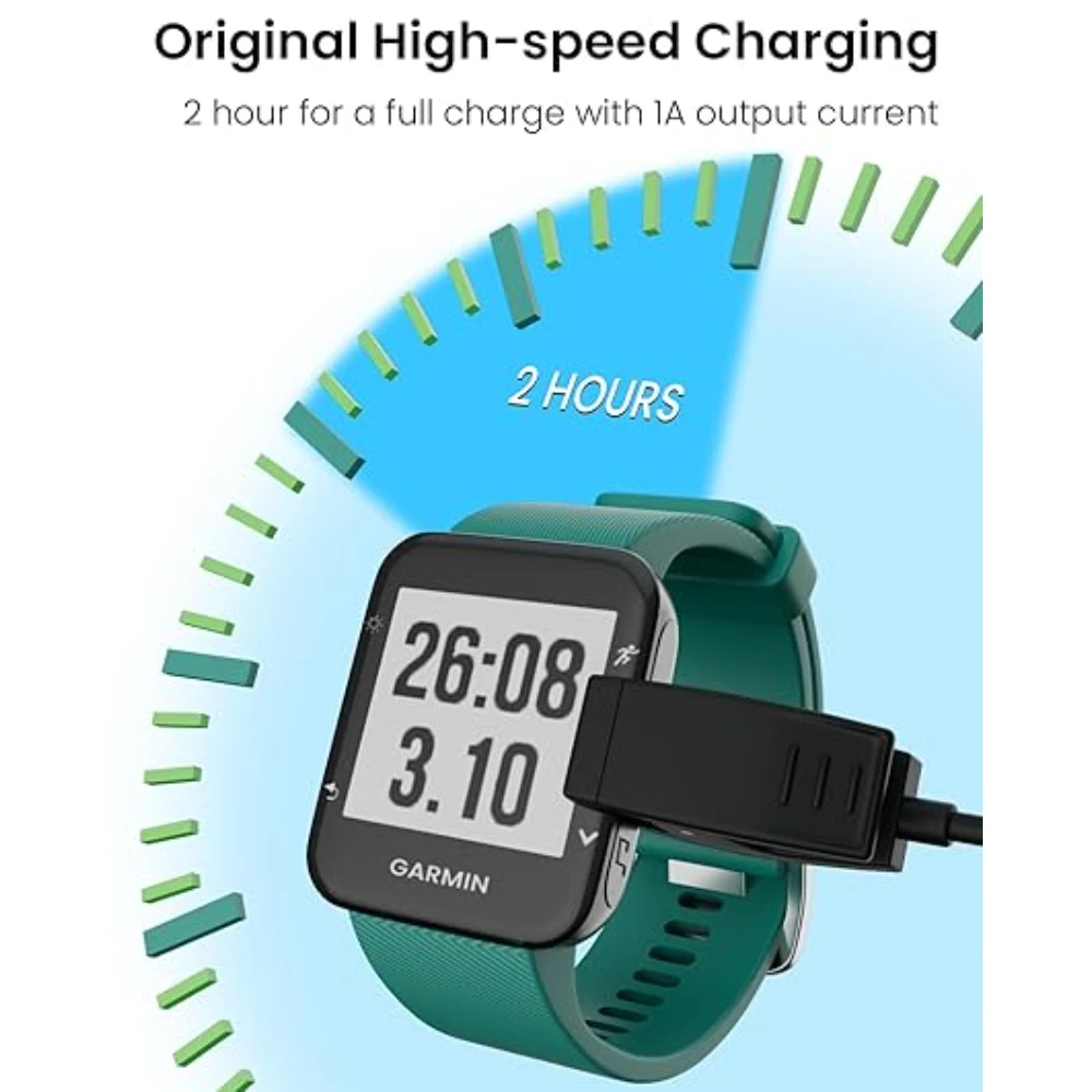 Für Garmin Forerunner 735XT 235 35 64 230 630 645/645 Musik, Ansatz S20/G10 Smartwatch Ersatz Ladegerät Lade Clip Kabel – Detail 9