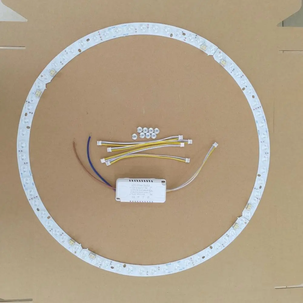 Ceiling Fan Light Replacement LED Strip Curved Lens Module High Intensity Light Source Dimmable Indoor Lamp Upgrade Kit