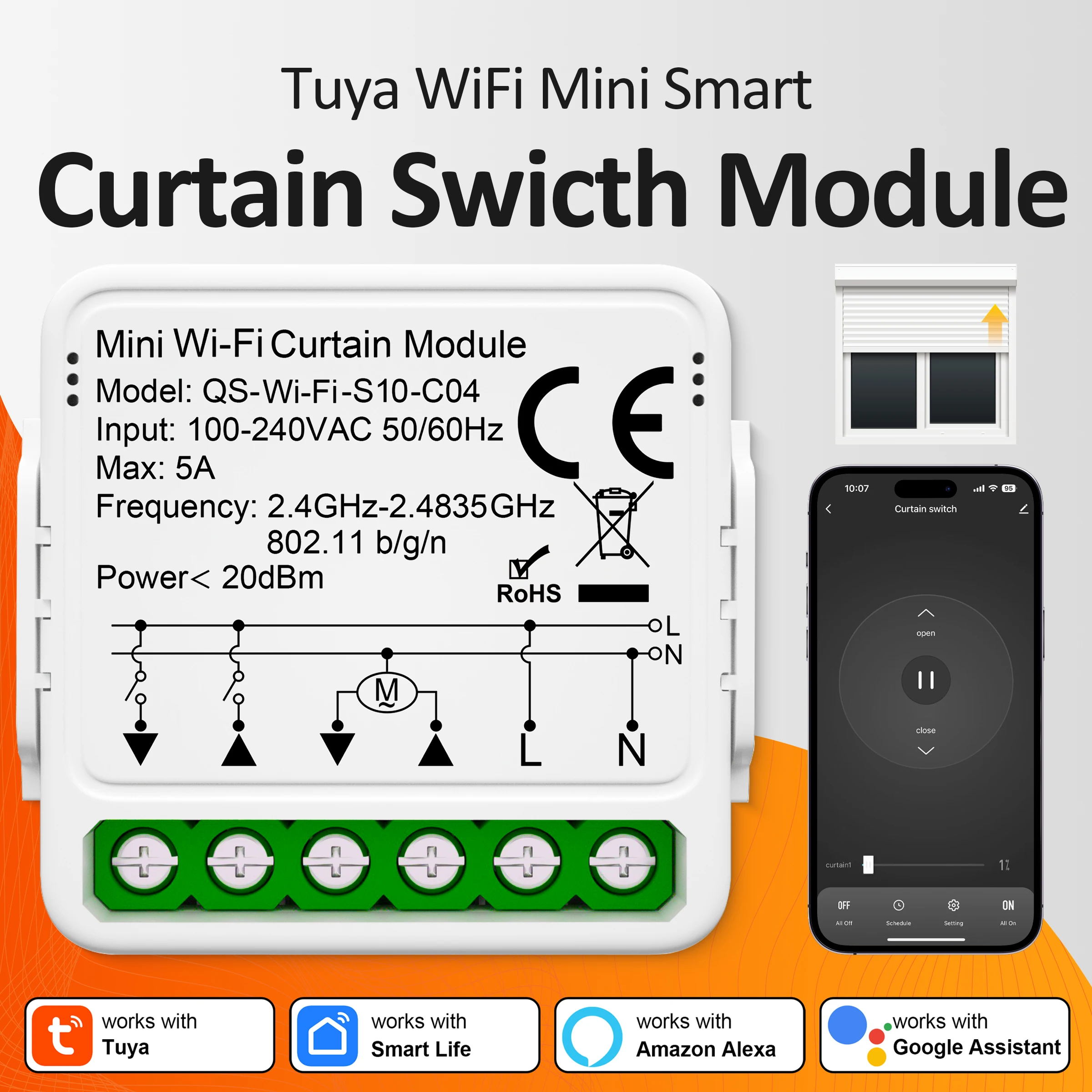 Tuya Wifi Smart Cur…