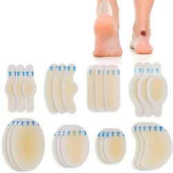 Parches de hidrogel para el talón de los pies, parche protector antiabrasión para aliviar el dolor, 10 piezas