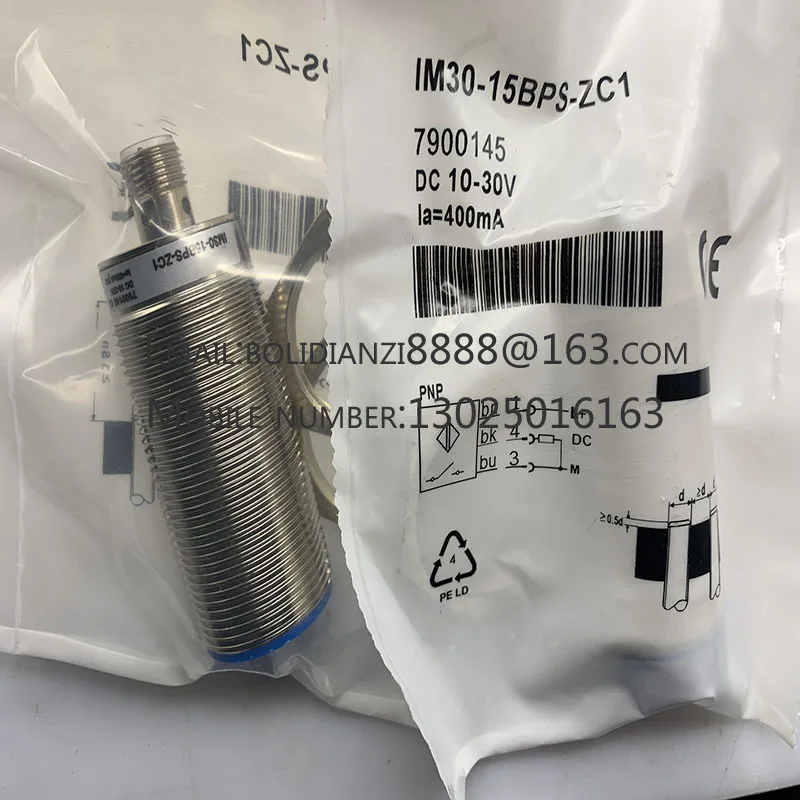 Sensor Proximidade Switch Switches, IM30-15BNS-ZC1, IM30-15BPS-ZC1, Em estoque