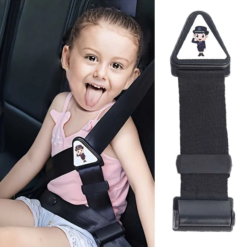 Car Child Seat Belt Retainer Adjustment and Fixation Anti-stroke Belt Children Shoulder Guard Buckle Seatbelt Adjuster for Kids