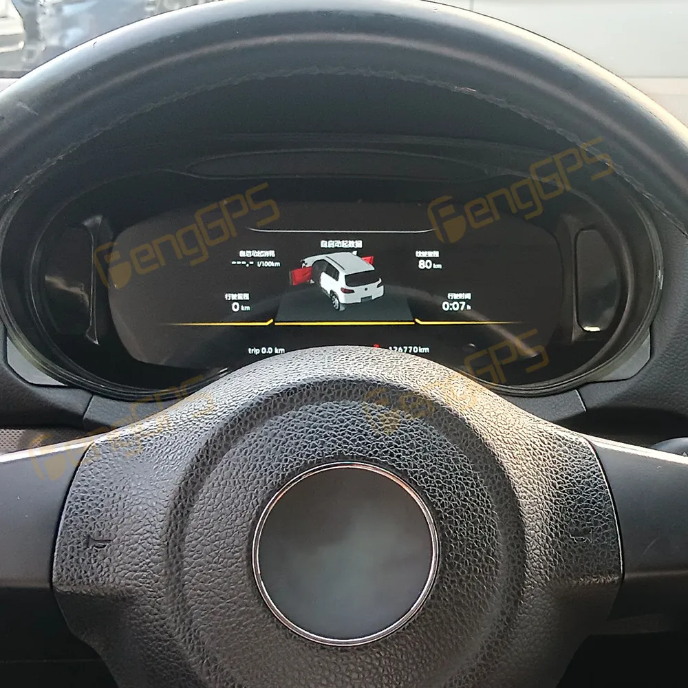 

Цифровая LCD-панель приборов для Volkswagen Golf Mk6 2010-2012, спидометр, одометр, дисплей на приборной панели