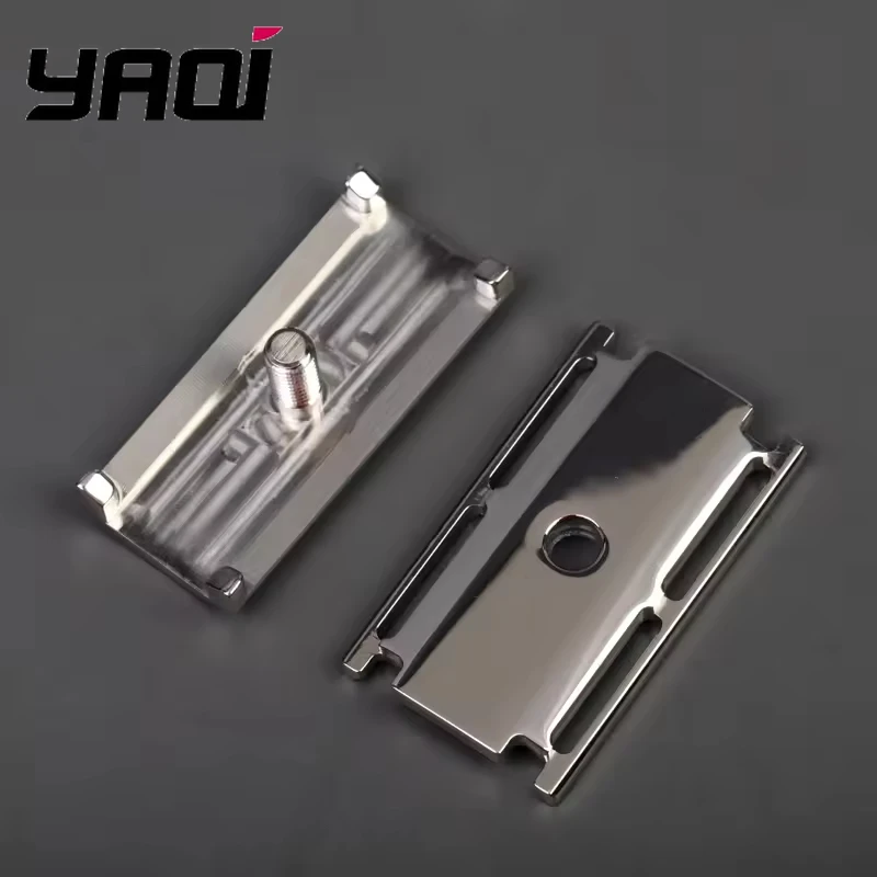 Yaqi Sentinel Ssp Double Edge Safety Razor for Men 316 Stainless Steel Polished Head with 1.35mm Blade Gap
