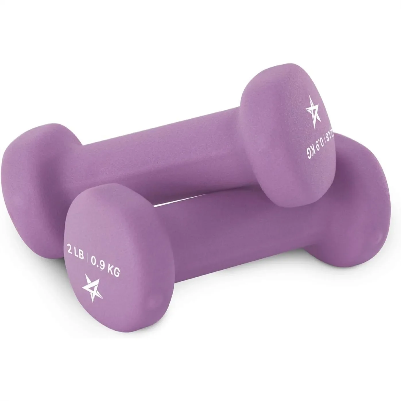Neoprene Coated Hexagon Dumbbell Hand Weight Sets of 2 with Anti-Roll Design and Multiple Color Options