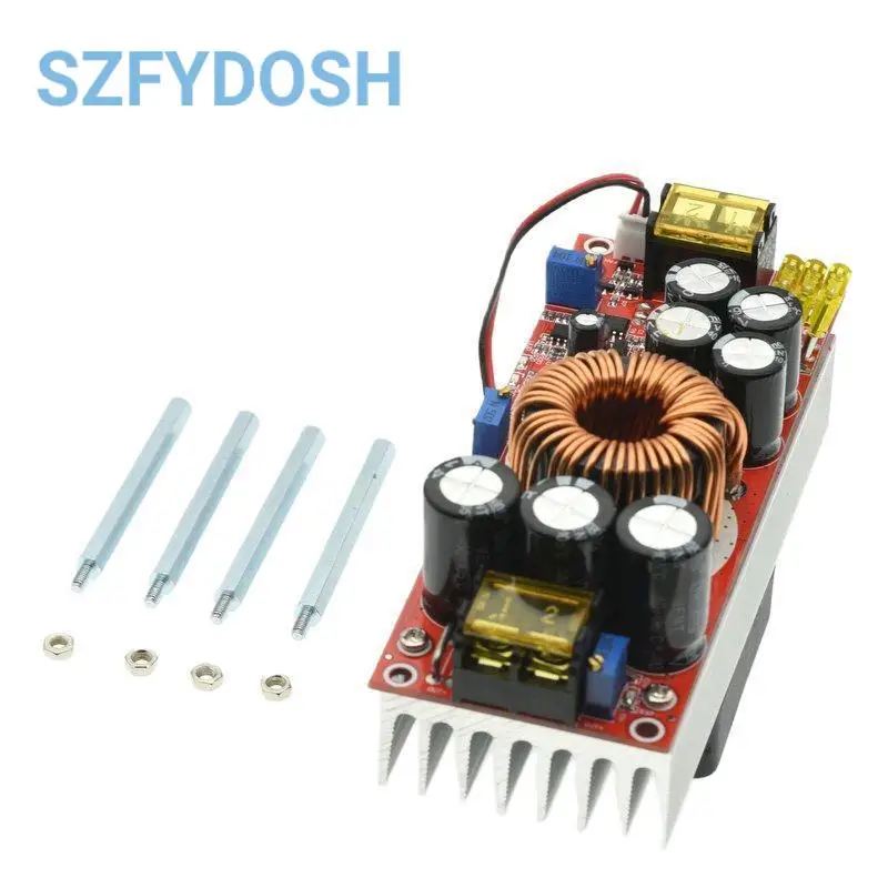 1800W 40A DC-DC Boost Converter Step Up Power Supply Module 10-60V To 12-90V Adjustable Voltage Charger