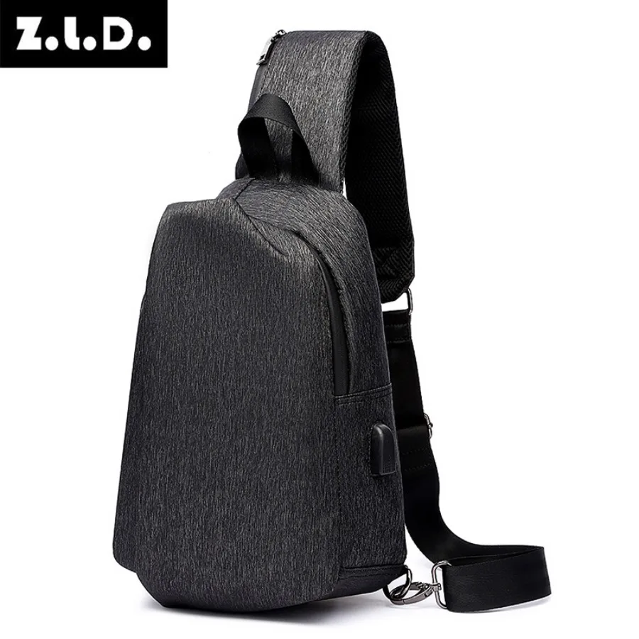 Interior view of the laptop messenger bag showing padded laptop compartment and organizer pockets