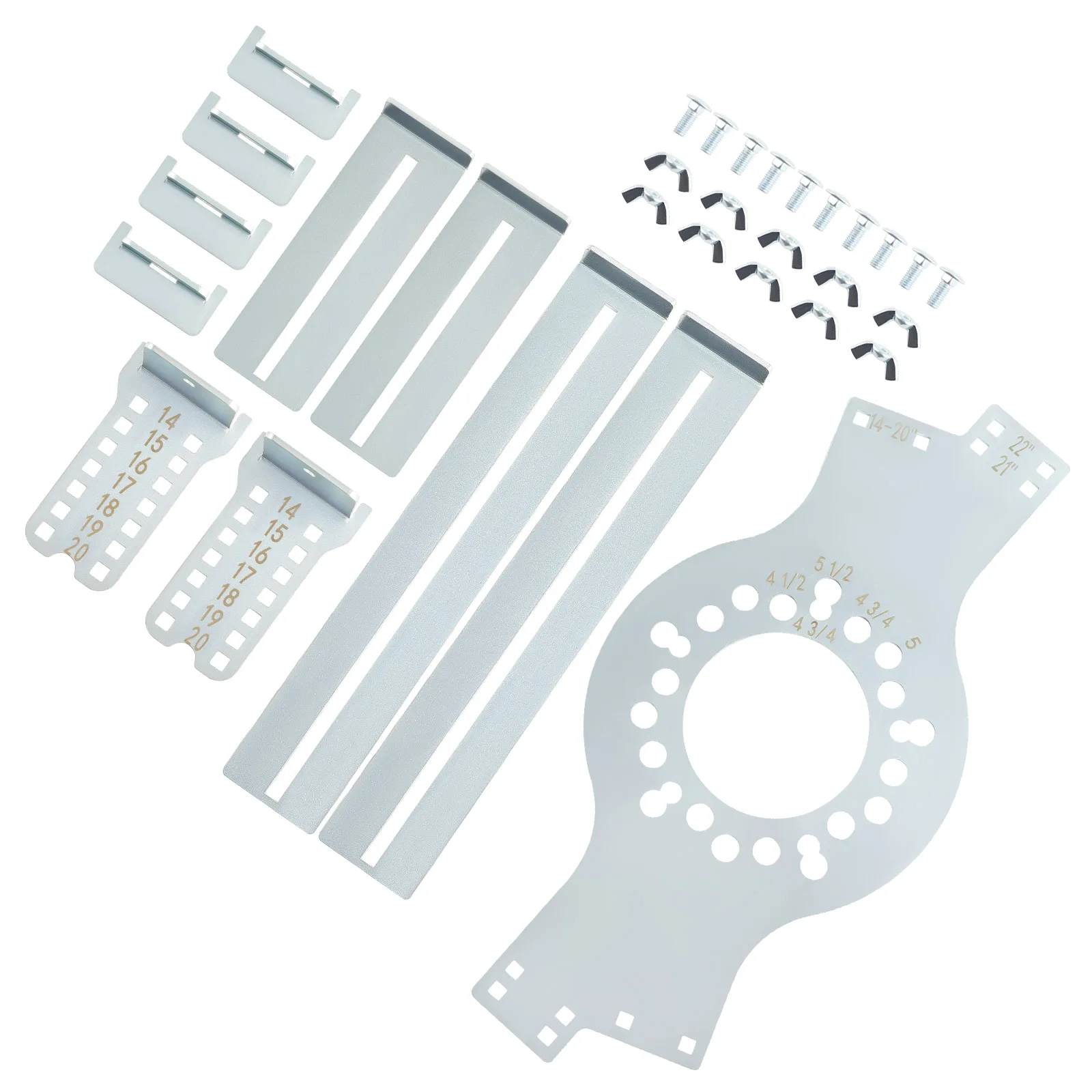 

Wheel Fitment Simulator Tool Tire Size Fit for Test Measuring Mockup 14-22inch