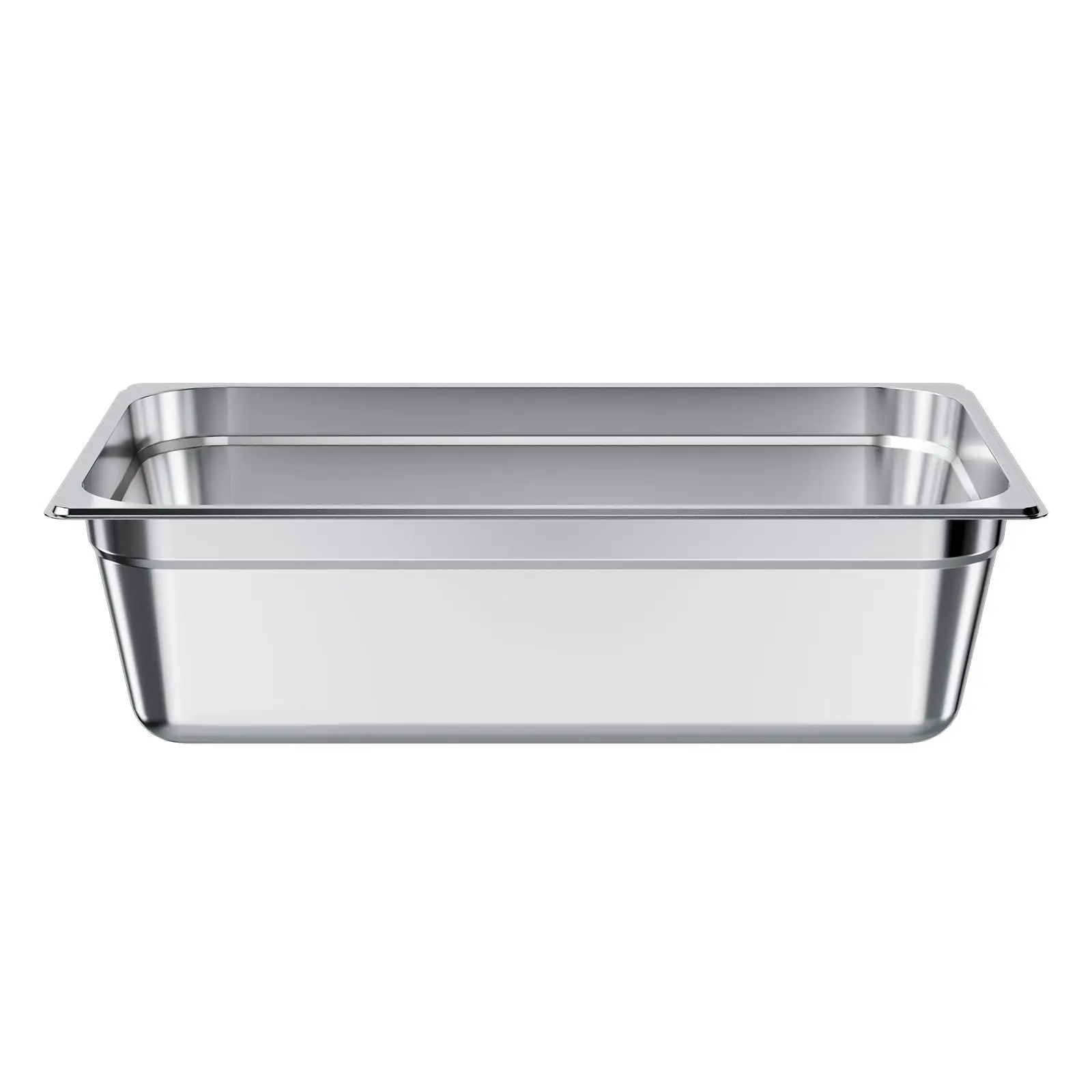 1 Pack Stainless Steam Hotel Pan, Full Size Table, 6 Inch Deep Anti Jam Restaurant Supplies Reusable Rustproof Catering Storage