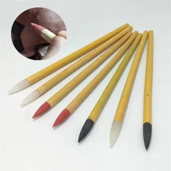 Clay Rubber Pen Texture Polishing Tools DIY Manual Clay Sculpting Details Texture Indentation Smoothing Pottery Making Tools