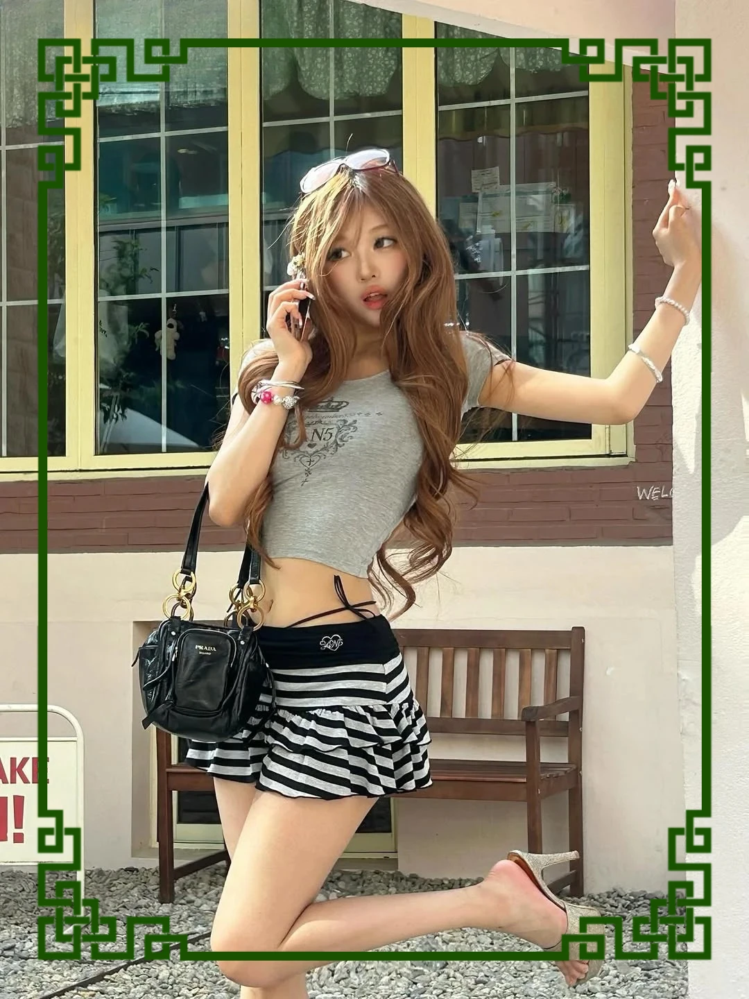 

Лето 2022, корейская нишевая короткая юбка в полоску для девочек, милые и милые модные мини-юбки с эластичной резинкой на талии для женщин