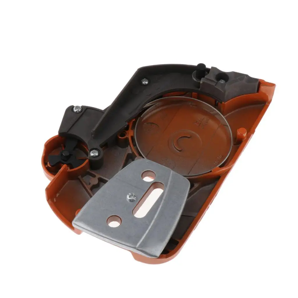 Chainsaw Brake Handle Lever Orange Plastic Metal Sprocket Cover for Chain Saw Parts Fits Models 346XP 350 351