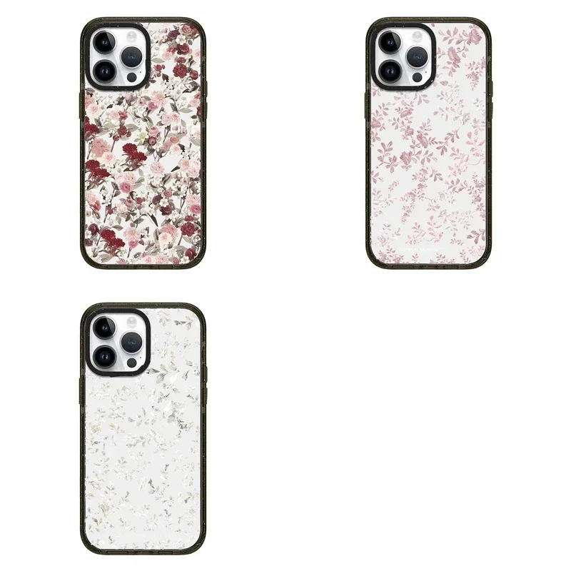 

Koeran Fashion Museum Flower Acrylic Phone Case Cover for IPhone 11 12 13 14 15 Pro Max Case for IPhone 15 Pro Max