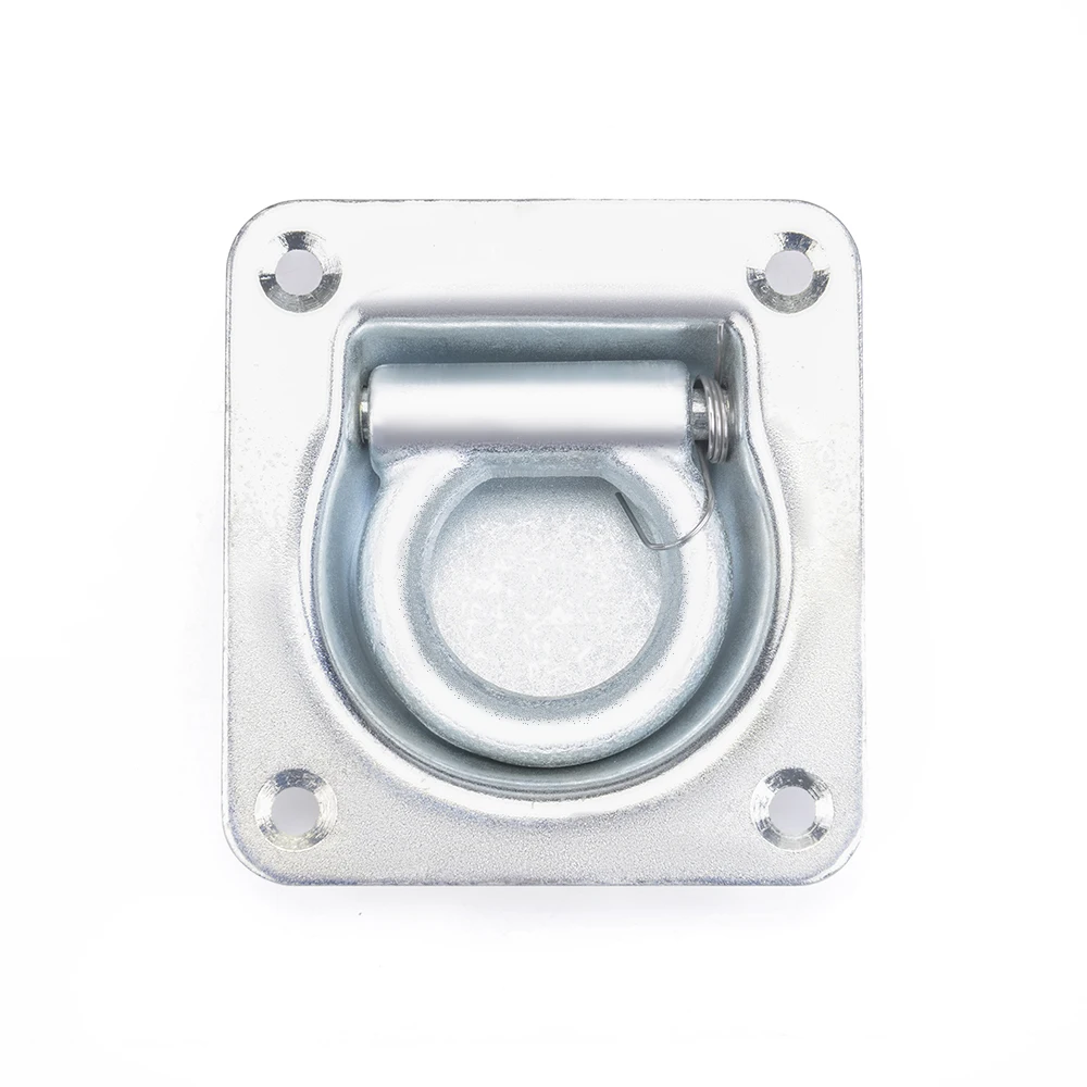 Boat Recessed Hatch Spring Loaded Pull Handle Marine Locker Flush Lifting Ring Pull stainles steel Deck Hatch Boat Part