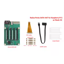 Radxa Penta SATA HAT Raspberry Pi 5/ROCKシリーズ用 特別割引