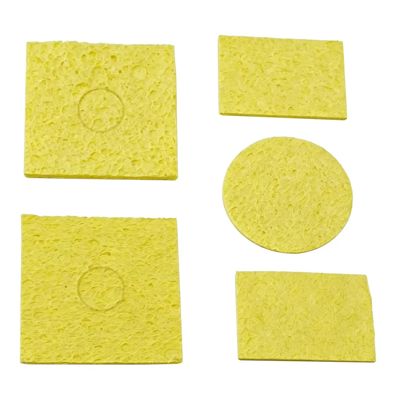 6pcs High-temperature sponge Electric-branded iron-en-iron head cleaning sponge