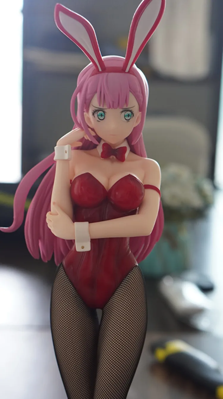 Anime We Never Learn Mafuyu Kirisu 1/4 Bunny Girl FREEing Ver Figure Model Beautiful Girl Statue Desktop Decoration Collectible