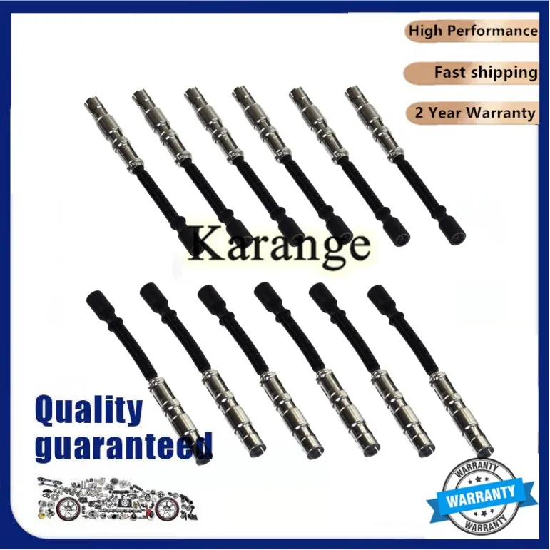 1121500118 1121500218 12PC Spark Plug Wires Ignition Wire For Benz C E Class E320 W210 W203 W211 W220 W251 C240 C320 C55